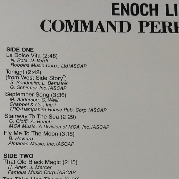 3/$25 vintage 70s Enoch Light instrumental violin record - Picture 2 of 4